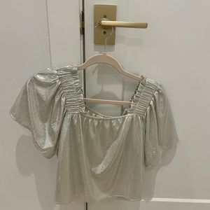 QOS silver skirt set